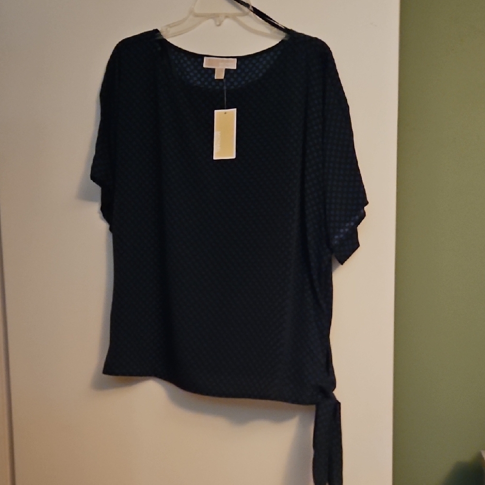 Michael Kors Navy Blue Women's Blouse